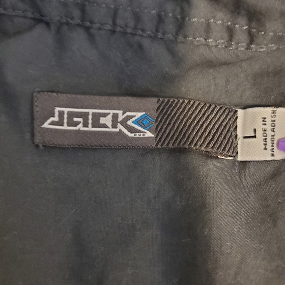 Jack Grey Military Style Button Down - Picture 4 of 7